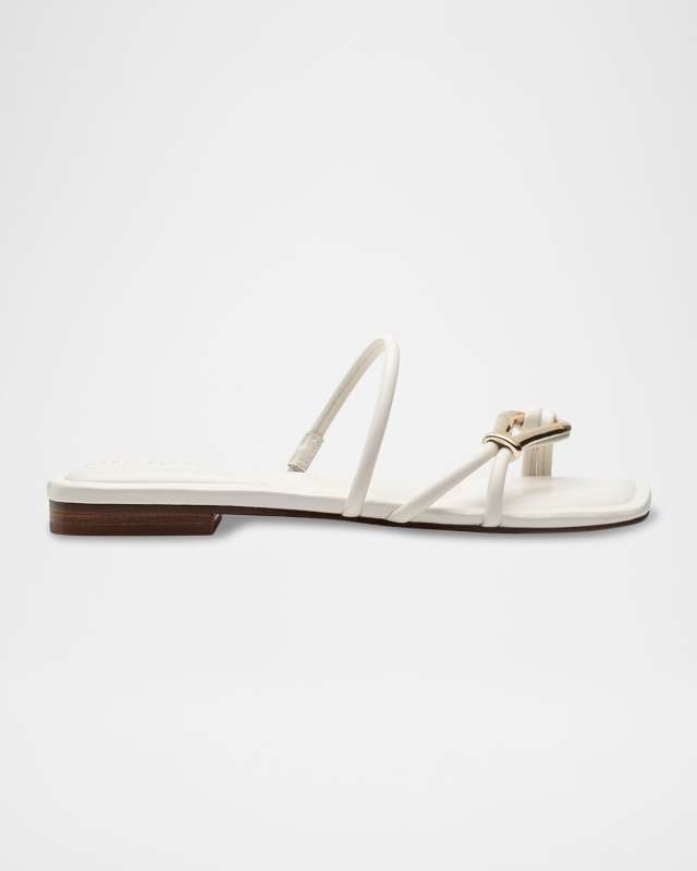 Mazza Tubular Knot Ornament Slide Sandals